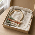 Embroidery Gift Box with kit, scissors and extra thread